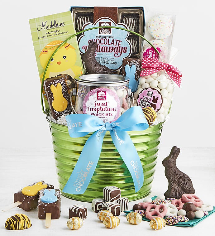 simply chocolate exclusive happy easter basket