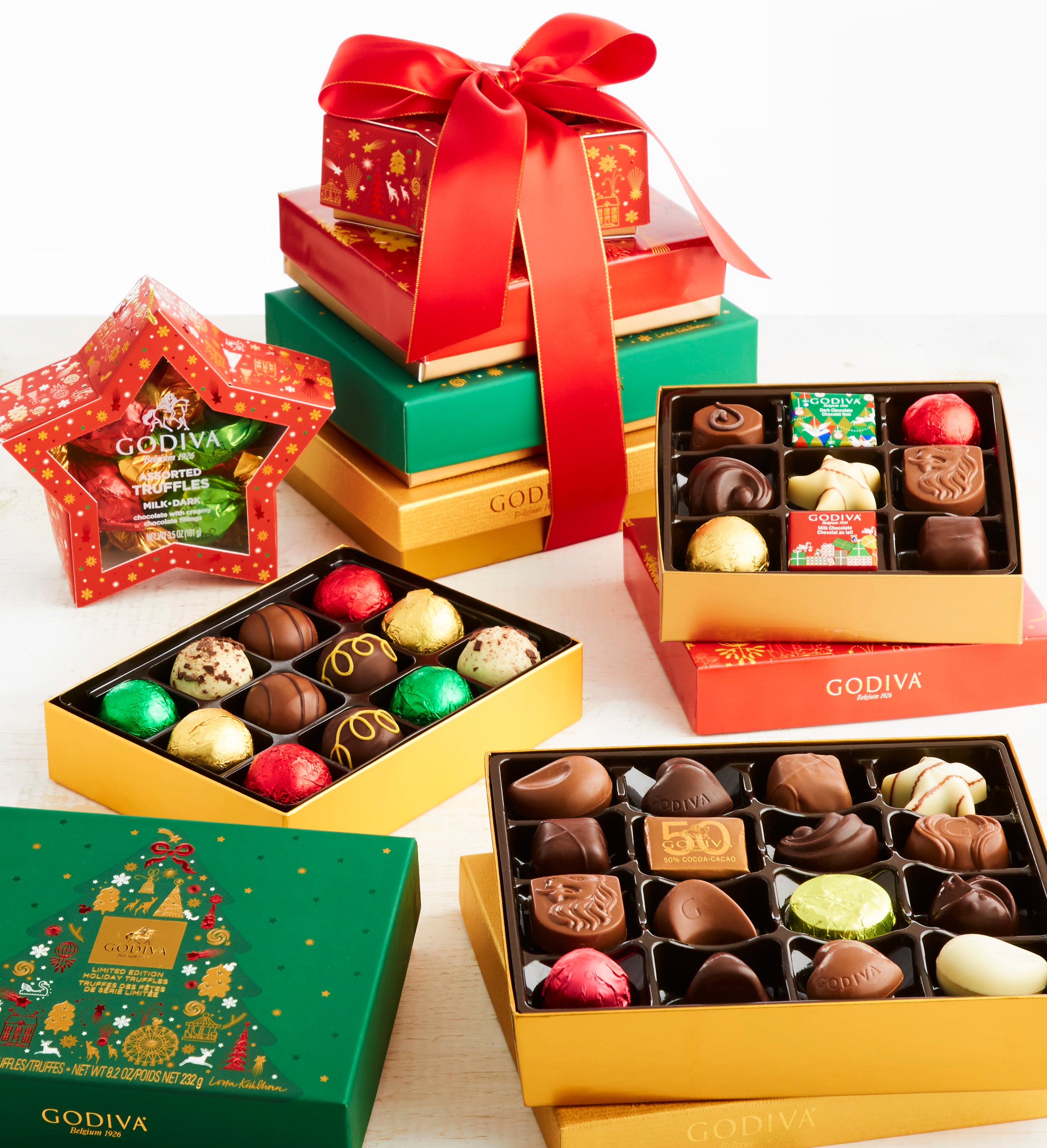 Godiva 2019 Exclusive Holiday Chocolates Tower