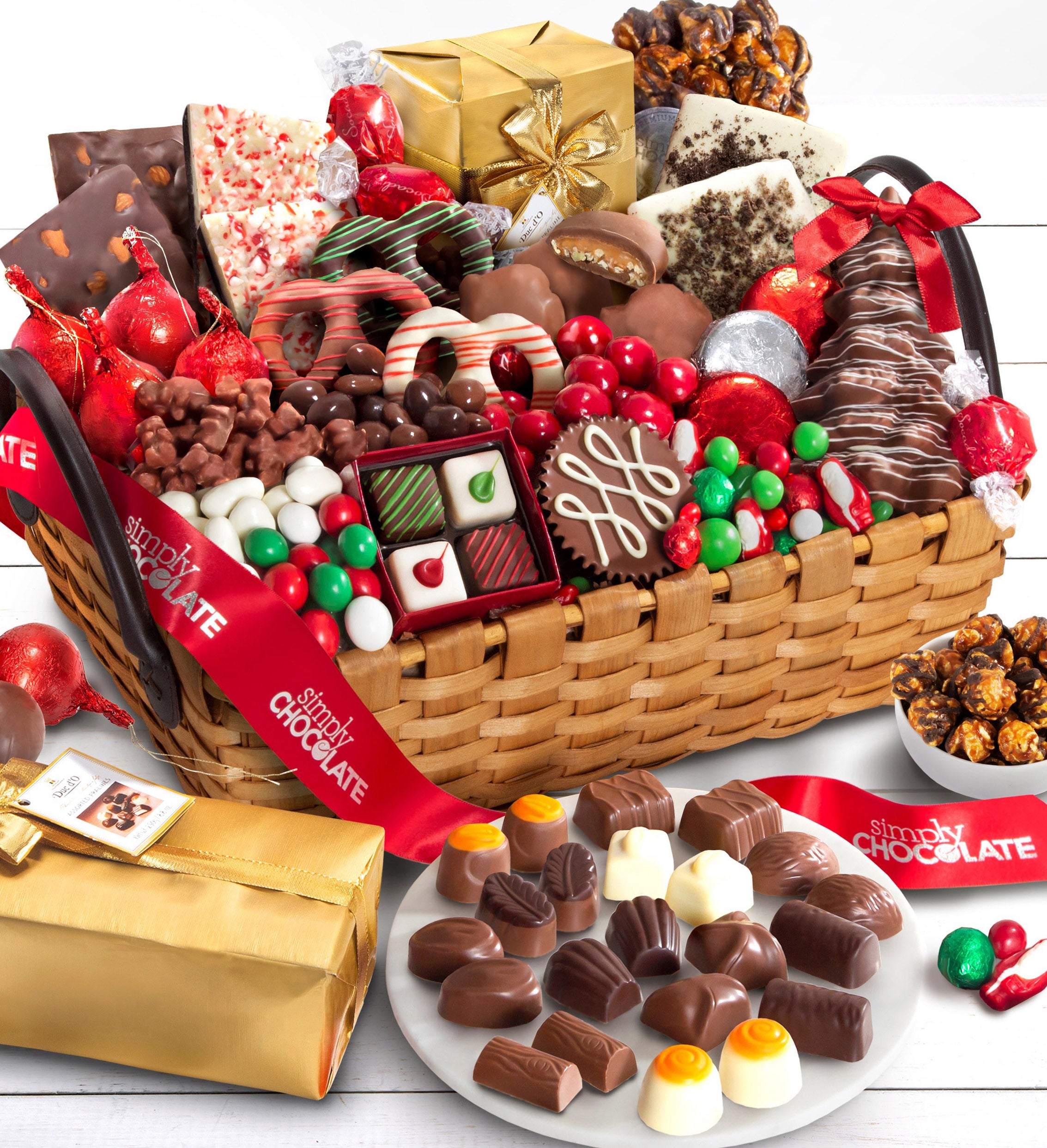 Simply Chocolate Celebrate the Season Basket